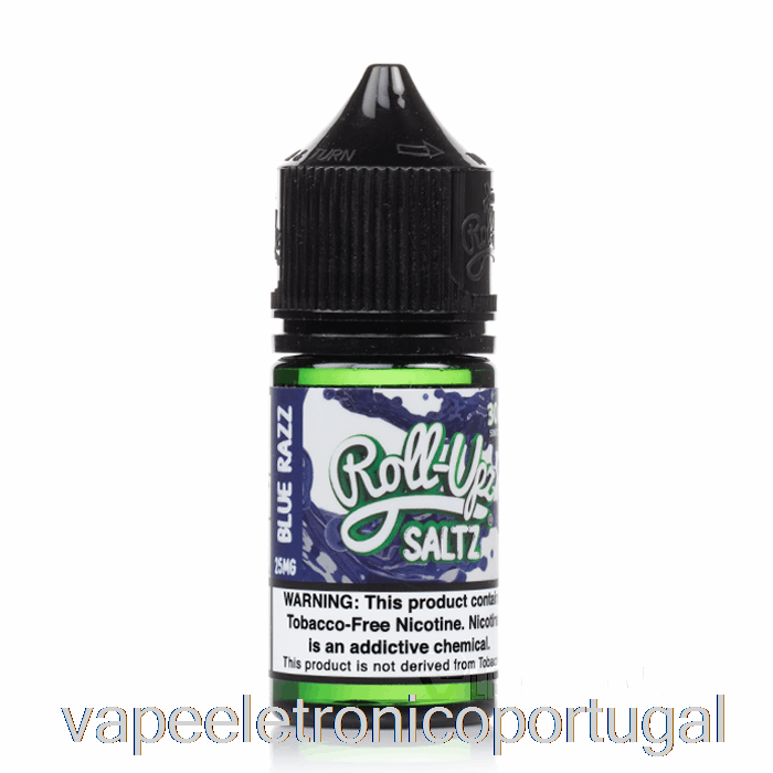Vape Eletronico Blue Framboesa - Suco Roll-upz Sal - 30ml 50mg